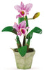 4985-A2-S3 Cattleya Cymbidium Phalaenopsis Orchids A2 S/3 by Nearly Natural | 19"
