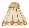 999-5 Amber Diamond Mix-N-Match Tiffany-Style Ceiling Fan Shade by ELK Lighting