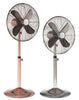 DBF0208 DBF0209 Stainless Copper 16 inch Adjustable Oscillating Floor Fan by Deco Breeze