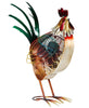 DBF0406 Country Rooster Hand Painted Metal Figurine Table Fan by Deco Breeze
