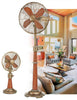 DBF1022 Savery 16 inch Decorative Oscillating Standing Floor Fan by Deco Breeze