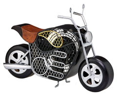 DBF5410 Motorcycle Small Hand Painted Metal Figurine Table Fan by Deco Breeze
