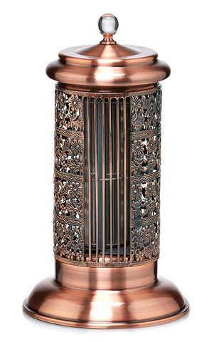 DBF5426 Bellevue Antique Copper 14 inch Metal Table Tower Fan by Deco Breeze