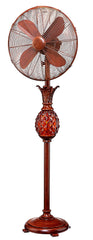 DBF5432 Makani 16 inch Decorative Oscillating Standing Floor Fan by Deco Breeze