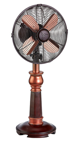 DBF5433 Bently 10 inch Decorative Oscillating Table Desk Fan by Deco Breeze