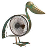 DBF6163 Pelican Small Hand Painted Metal USB Portable Table Desk Fan by Deco Breeze