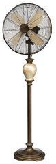 DOH2982 Embrace 16 inch Decorative Oscillating Standing Floor Fan by Deco Breeze