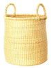 gh45a All Natural Set of 2 Bolga Open Nesting Laundry Basket Hampers | Ghana Fair Trade by Swahili Imports