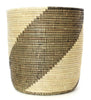 sen79g Brown & Cream Swirl Set of 2 Open Nesting Storage Baskets | Senegal Fair Trade by Swahili Imports